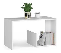 Mesa de centro AKORD PAUL con estante 80x40
