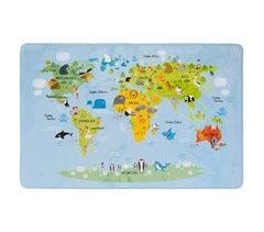 Alfombra WORLDMAP 130x180
