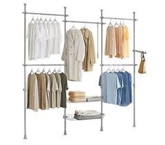 Perchero de Ropa Telescópico Altura Ajustable SoBuy KLS04-HG