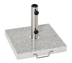 Base para Sombrilla Mármol y Acero Inoxidable Outsunny 40x40