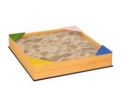 Arenero Infantil Madera de Abeto Outsunny