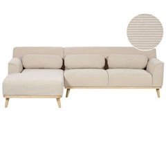 Beliani Sofá esquinero Pana SIMOS