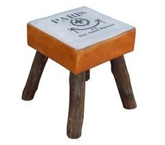 Taburete tapizado