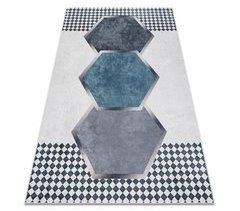 Alfombra lavable ANDRE 1168 Diamantes Geométrico 160x220