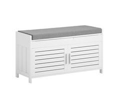 Banco Zapatero con 2 Puertas FSR102-W SoBuy