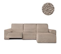 Funda Sofá Relax Bielastica Adaptable Chaise Longue Brazo Corto