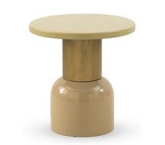 Mesa auxiliar de metal