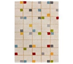 Alfombra shaggy geométrica BREMEN - ATTICGO 133x190