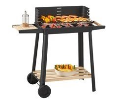 Barbacoa de carbón Ari con 2 ruedas