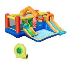 Castillo Inflable Tela Oxford y Poliéster Outsunny