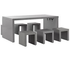 Beliani Conjunto de comedor TARANTO