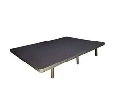 Base Tapizada Contemporánea con Refuerzos y 6 Patas