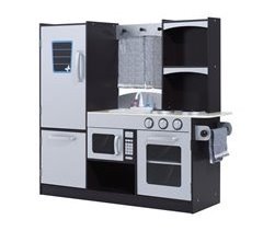 Cocina de Juguete MDF P2 y madera de pino HOMCOM