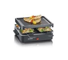 RACLETTE GRIL 21X21 4 PARTS 600W  SEVERIN - 2370