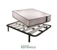 Conjunto Alora Colchón Viscoelástico + Somier, Lámina de Haya