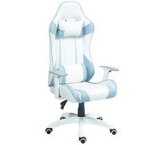 Silla Gamer Plástico, Espuma HOMCOM, oficina - sillas de oficina