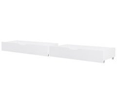 Beliani Conjunto de 2 cajones de cama Madera de pino CRONAT