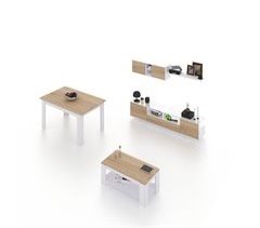 Pack salón con mesa de centro y mesa de comedor Kenzo Max V1A 200