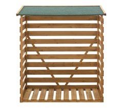 Soporte para leña Madera/Bitumen