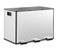 Cubo de Basura Acero Inoxidable HOMCOM, hogar - cocina