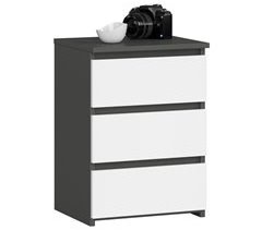 Mesitas de Noche AKORD CL3 con 3 cajones 40