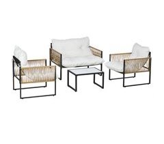 Muebles de Jardín Acero, PE Outsunny