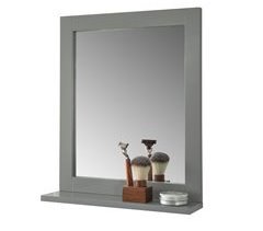 Espejo de Pared con 1 Estante FRG129-SG SoBuy 40x10