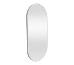 Espejo de pared ovalado Picciano de aluminio 80x2