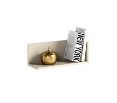 Estantería de Pared - Diseño Funcional con Balda Inferior/Lateral