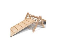 Triángulo de escalada ajustable de 4 segmentos Pikler Mopitri 2 rampas