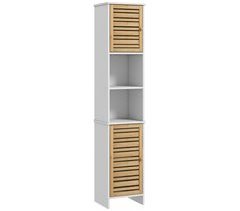 Columna de Baño MDF, Bambú HOMCOM, hogar - baño