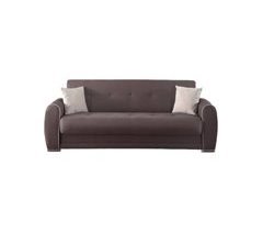 Sofá cama 3 lugares em tecido