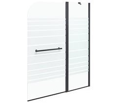 Beliani Mampara de ducha de doble panel TUAPI