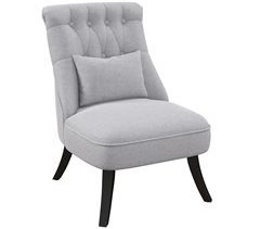 Sillón Individual Poliéster, Madera de Caucho HOMCOM