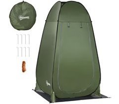 Tienda de Ducha Poliéster, Acero Outsunny