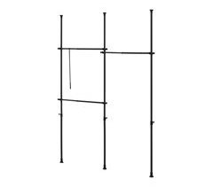 Perchero burro ropa telescópico Kemi Ajustable  3 x ganchos
