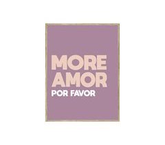 Cuadro deco art MORE AMOR 40x30cm marca MARCOMUEBLE 