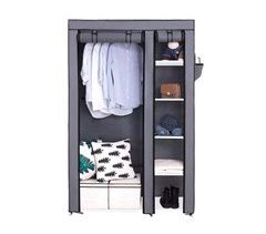 Armario Vestidor de Tela Con Puertas de Cremallera Nyana Home 110