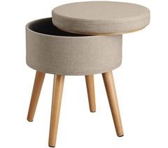 Taburete con almacenamiento