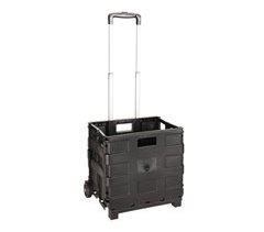 WellHome - Trolley de aluminio con caja plegable