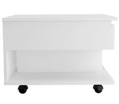 Mesa de Centro Elevable Luanda, con ruedas 54x49