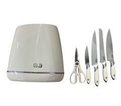 Set de 4 cuchillos y tijeras de cocina marca G9