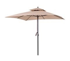 Parasol de Jardín Metal, 180gsm Poliéster Outsunny 300x300