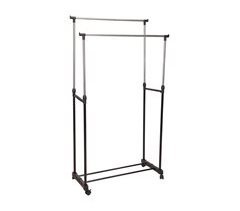 Well Home Perchero con Ruedas con 2 Barras reforzadas