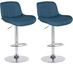 Set De 2 Taburete de bar - Solon - Tela