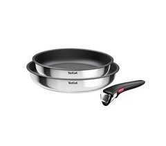 Set de 2 sartenes INGENIO 22cm y 26cm mango extraíble TEFAL 