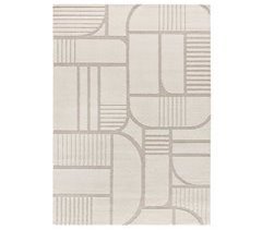 Alfombra con relieve de estilo escandinavo SNOWY - ATTICGO 120x170