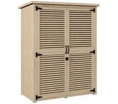 Cobertizo de Madera Madera de Abeto Outsunny