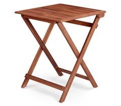 YOEVU - Mesa Plegable de Madera de Acacia, Compacta y Duradera
