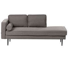 Beliani Chaise longue izquierdo Poliéster MIRAMAS